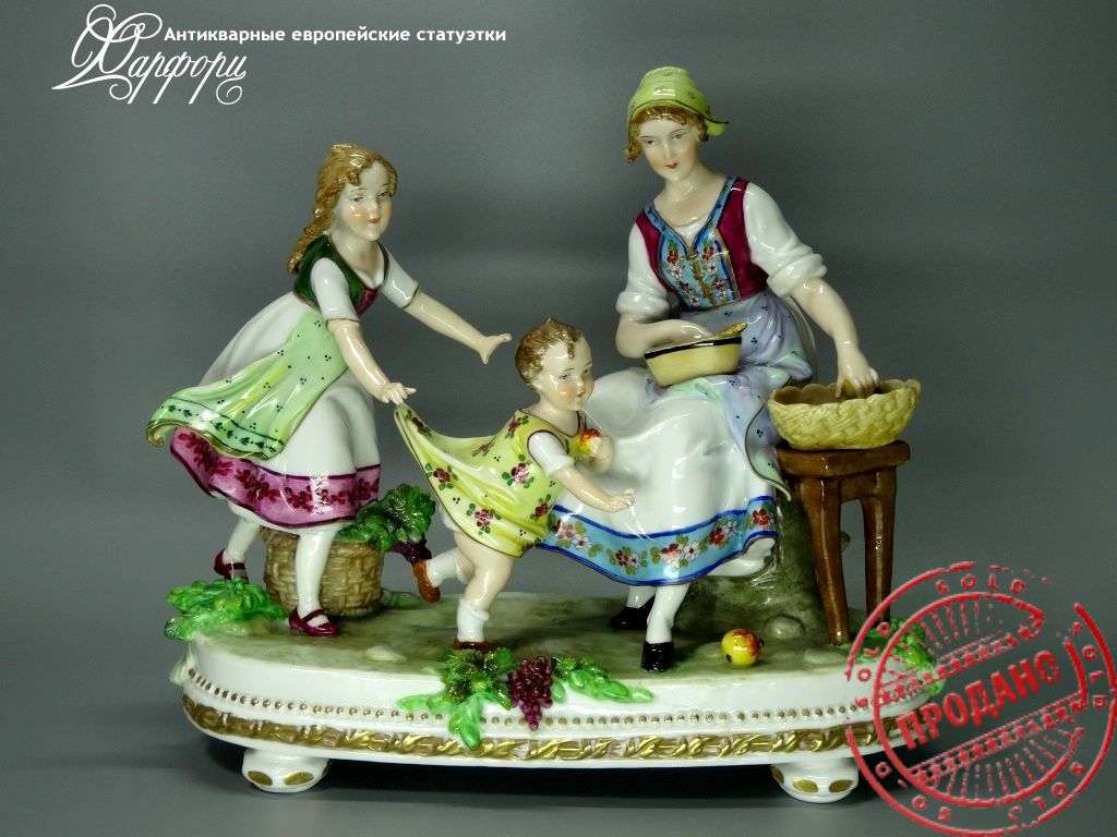 Фарфоровая статуэтка Muller&Co